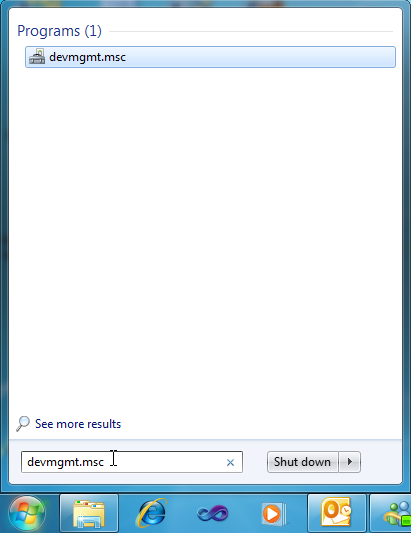 Start Device Manager